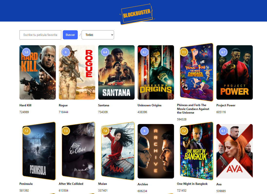 Projecto Blockbuster Projecto Blockbuster